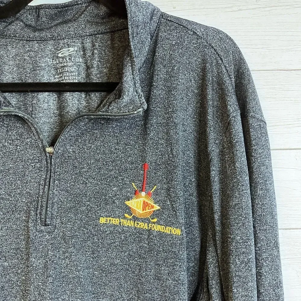 Better Than Ezra Ezra Open Golf Tournament 1/4 Zip Dry Fit Soft Pull Over 3XL 💗